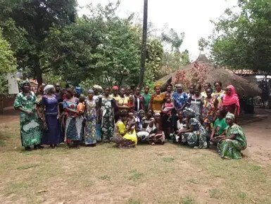 Groupe de femmes de Terre & Vie Africa à Bangui
